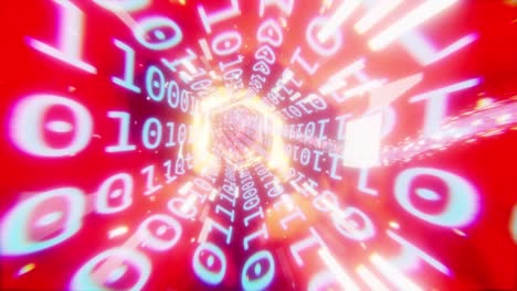 transfer of data and information within a fiber optic cable at high speed