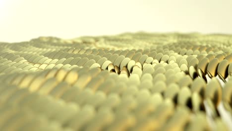 ellipse particles (gold) - loopable