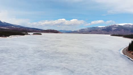 dillon reservoir lake, colorado, usa