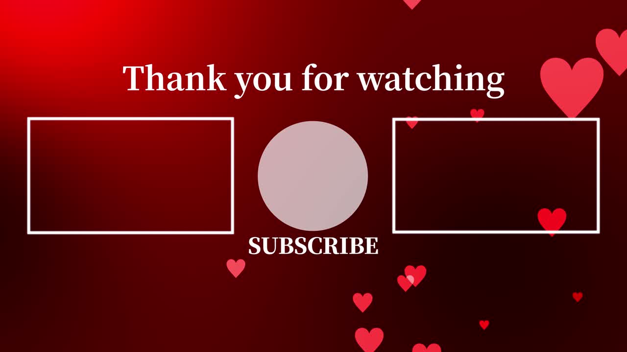 마크 그라데이션 입자, 엔드 카드, 엔딩 스크린, 모션 그래픽