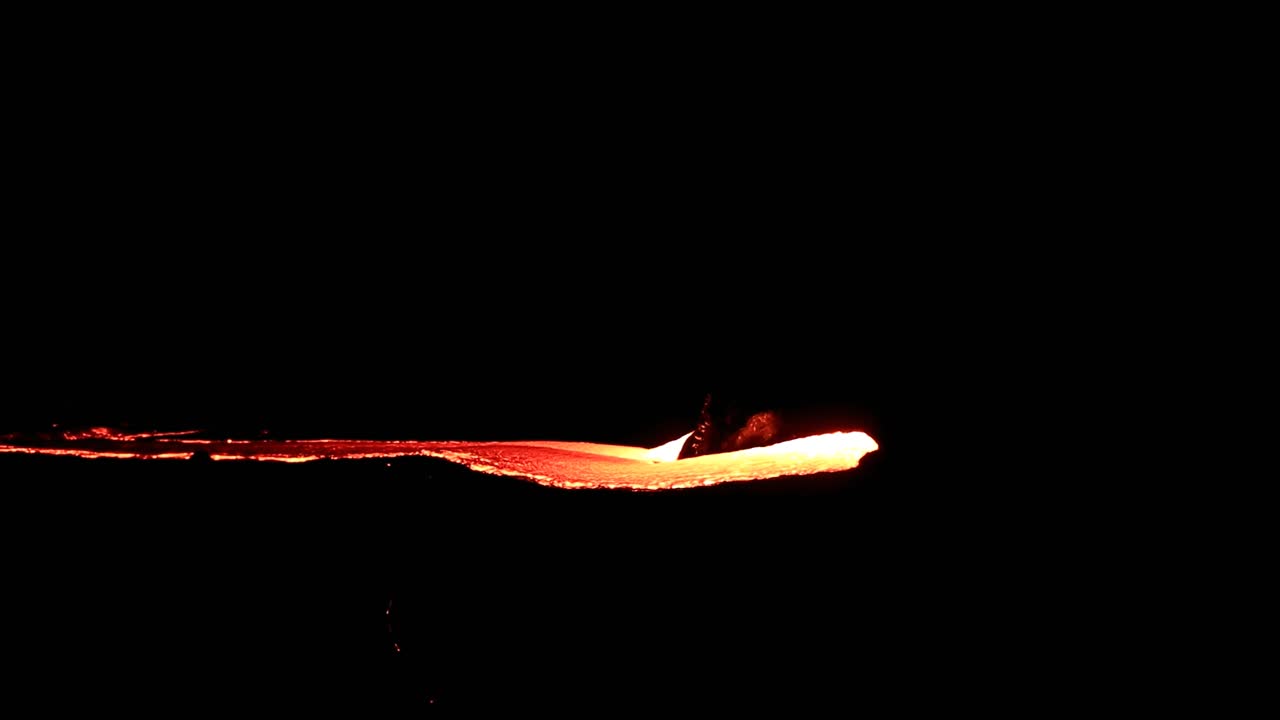 гавайи - ночной поход к лавовому потоку, который так впечатляюще выглядел на большом острове в национальном парке вулканов часть 6