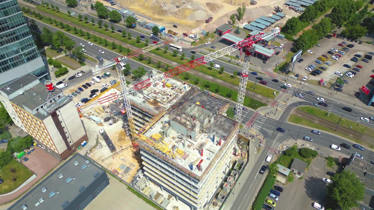 nuevo distrito residencial en construcción