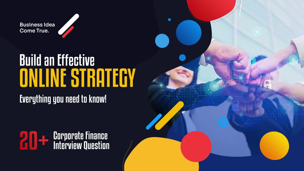 Business Team Hands Stacking for Online Strategy