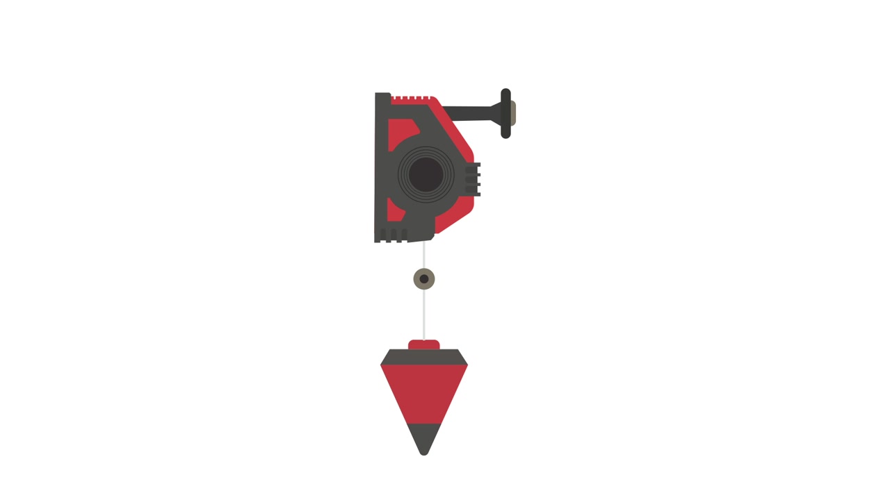 Animated Plumb Bob Tool for Vertical Measurement