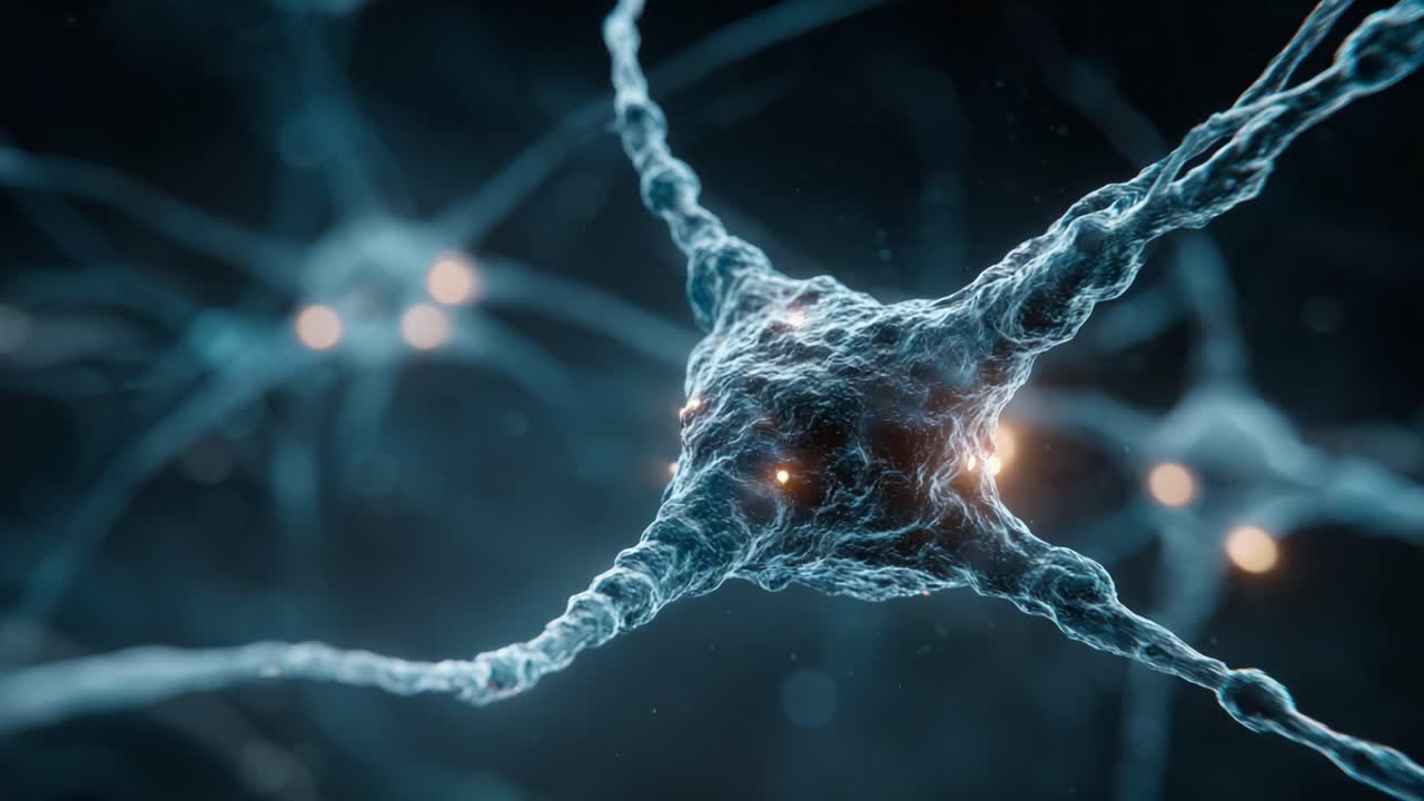 A captivating visualization of complex neural networks showcasing the intricate structure and connectivity of neurons, the building blocks of the nervous system