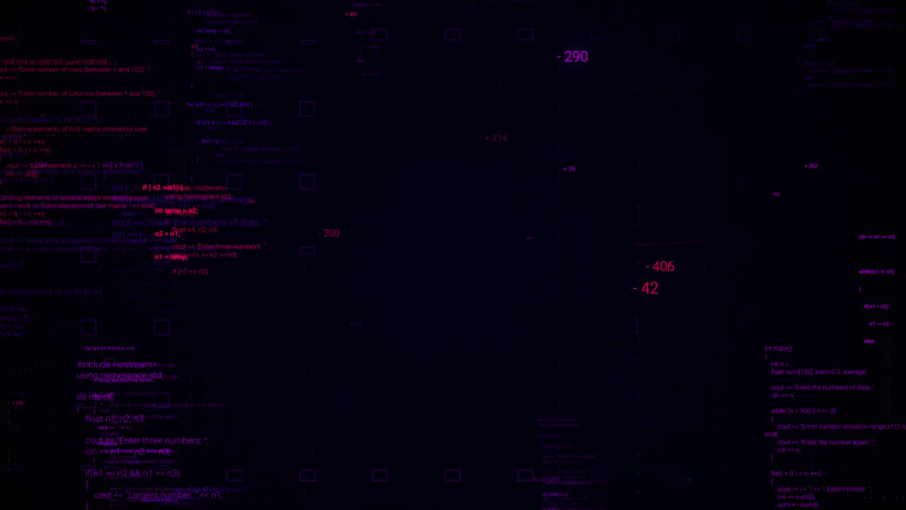 visualizaciones abstractas de código informático