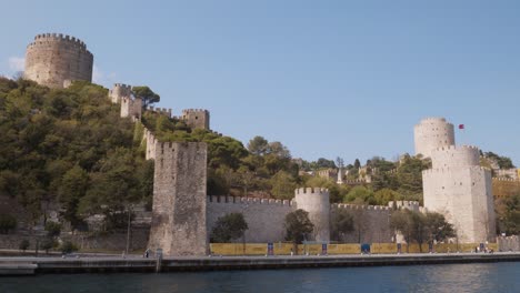 magnificent rumeli fortress bosphorus strait scenic shoreline landmark