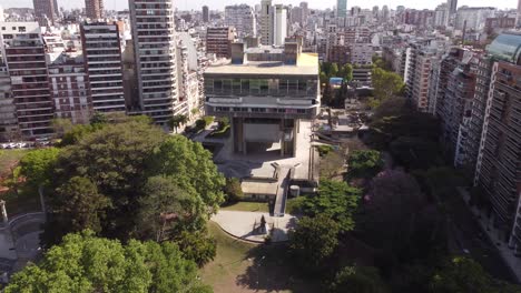 National-Library-in-Buenos-Aires-City,-Argentina