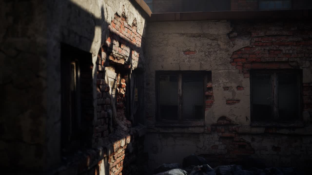 la fábrica abandonada está vacía debido a la epidemia de coronavirus covid-19