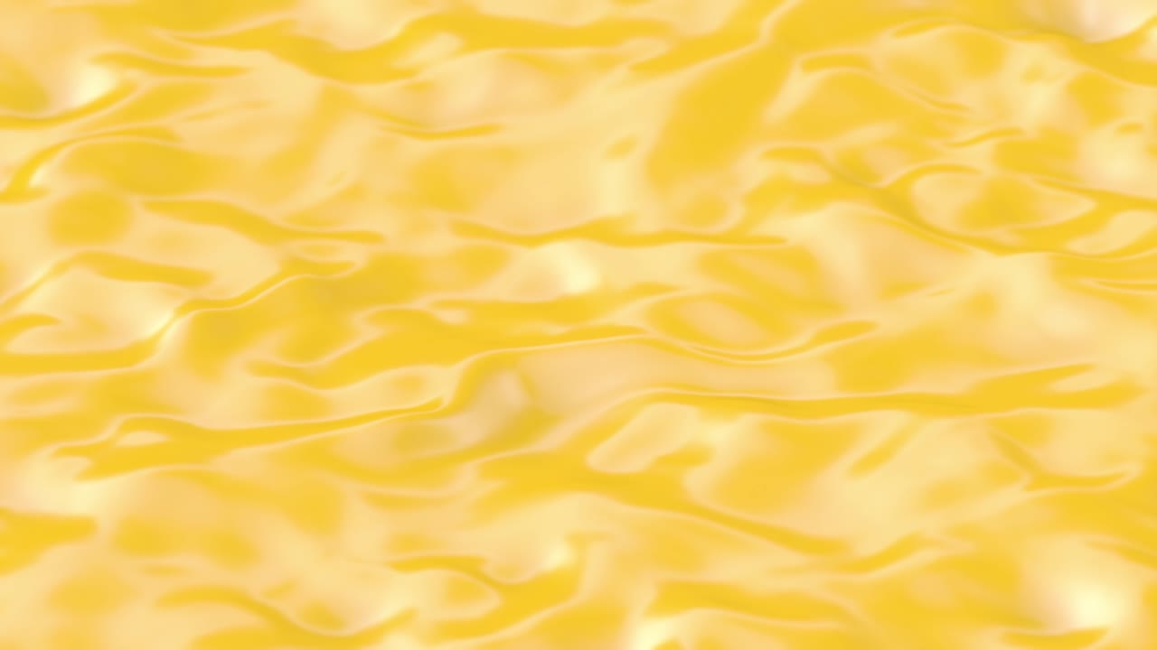 Yellow Metallic Liquid Wave Background