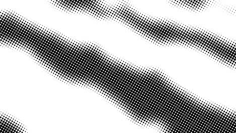 medio tono de muchos puntos, fondo abstracto generado por computadora, fondo de renderización 3d con efecto de ilusión óptica