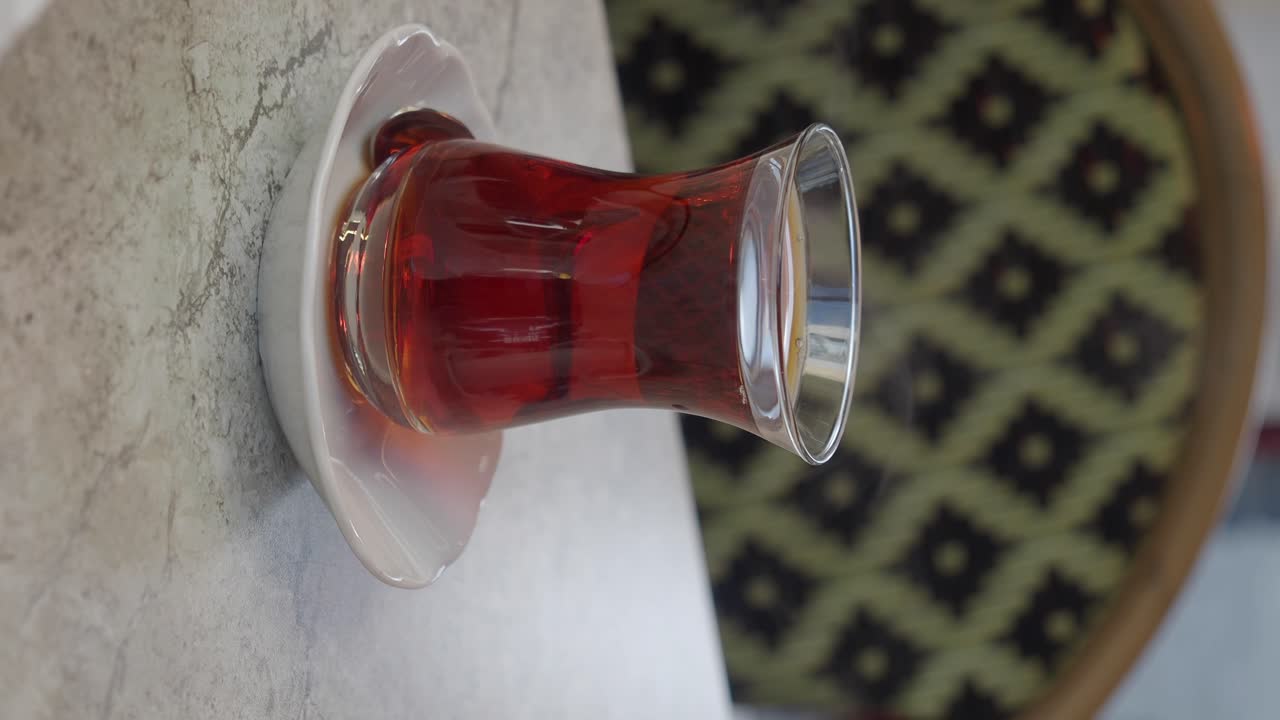 A cup of Turkish tea