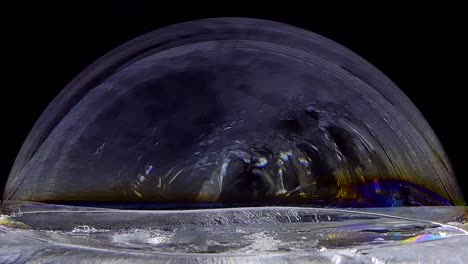 bubble soap on ice.