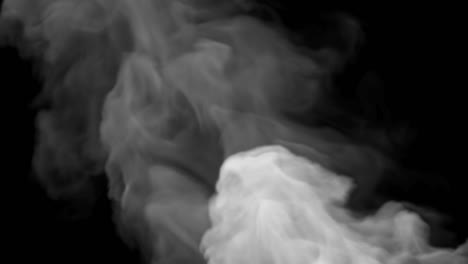 smoke design on black background