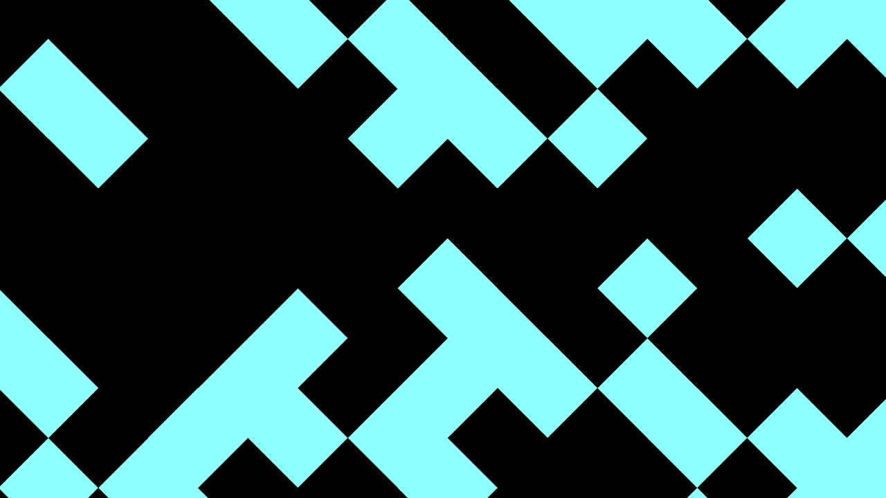 Abstract Light Blue Squares Expanding to Reveal Background