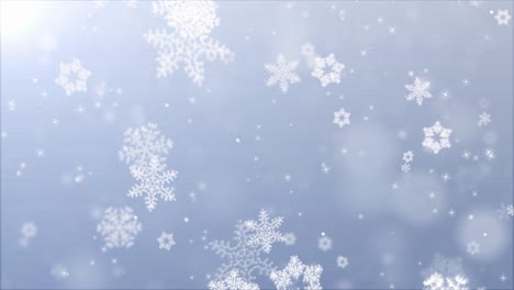 fondo de copos de nieve de invierno