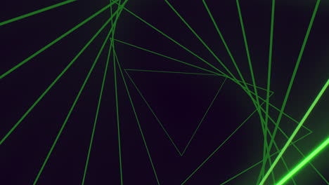 triangle pattern of green lines versatile background or texture design