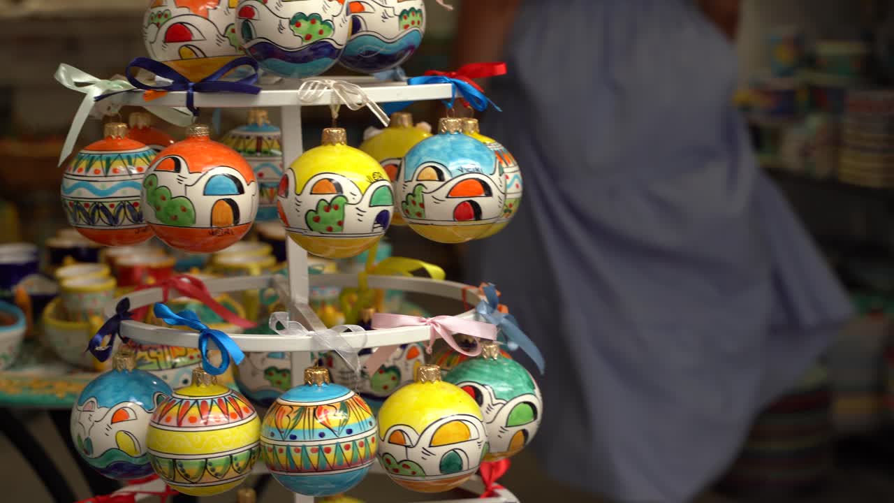 Souvenir store in Vietri sul mare, Amalfi coast, Italy