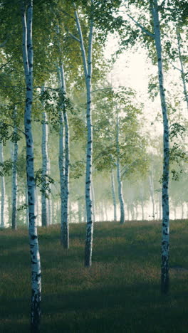 bosque de abedul