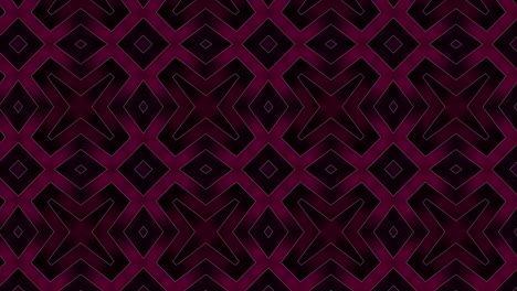 Diamond-crystal-and-square-pattern-with-cannon-pink-dark-colors-repeating-arabesque-background-sliding-animation