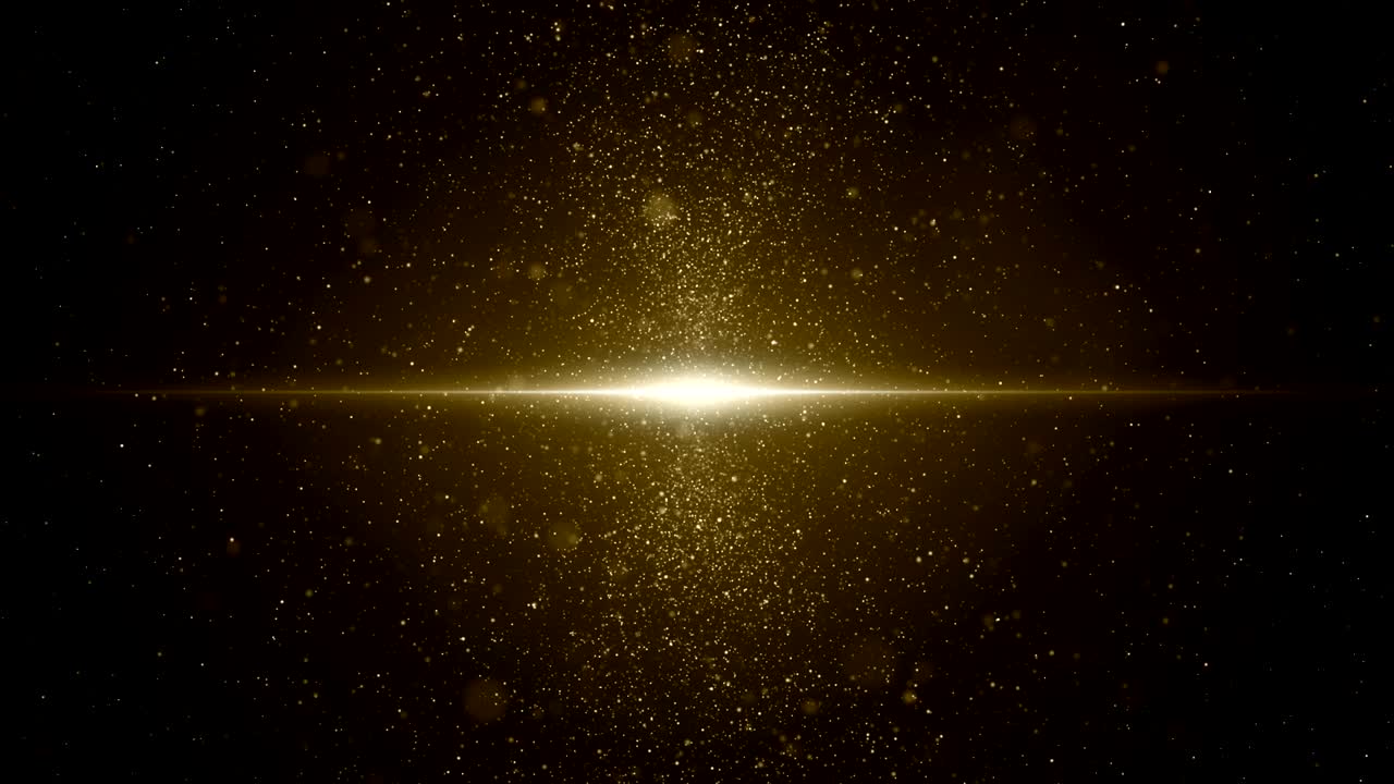 입자 금 반이는 보케상 먼지 추상적인 배경 루프