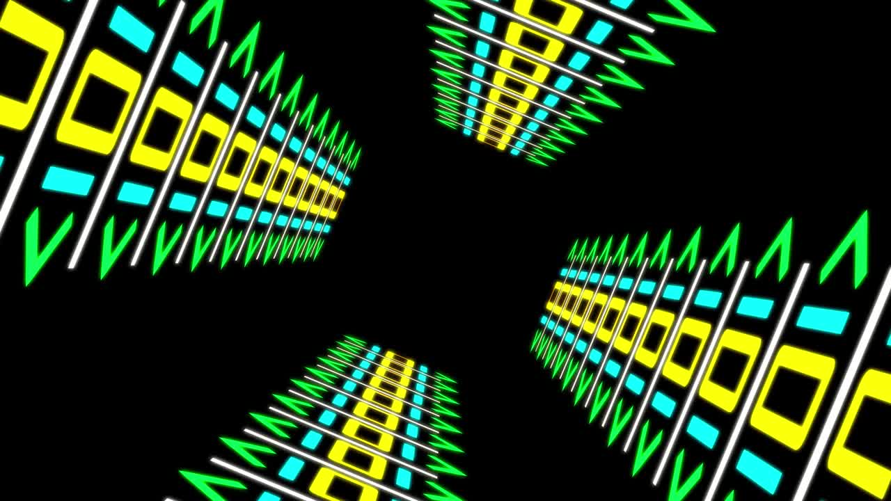 Cyber tunnel progress animation motion graphics