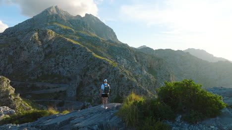 serra de tramuntana mountain road in mallorca