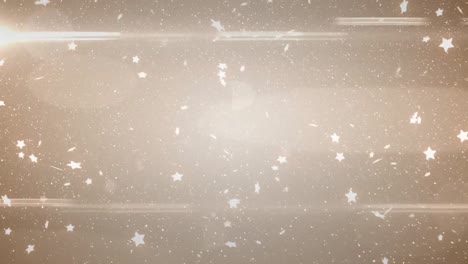 animation von fallendem schnee auf braunem hintergrund