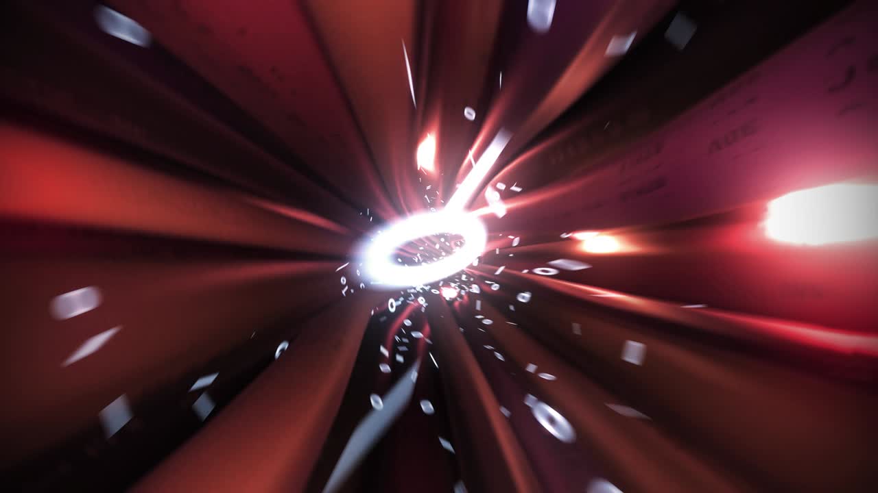 cables binarios viajan a través de datos internet energía circuito eléctrico fibra 4k