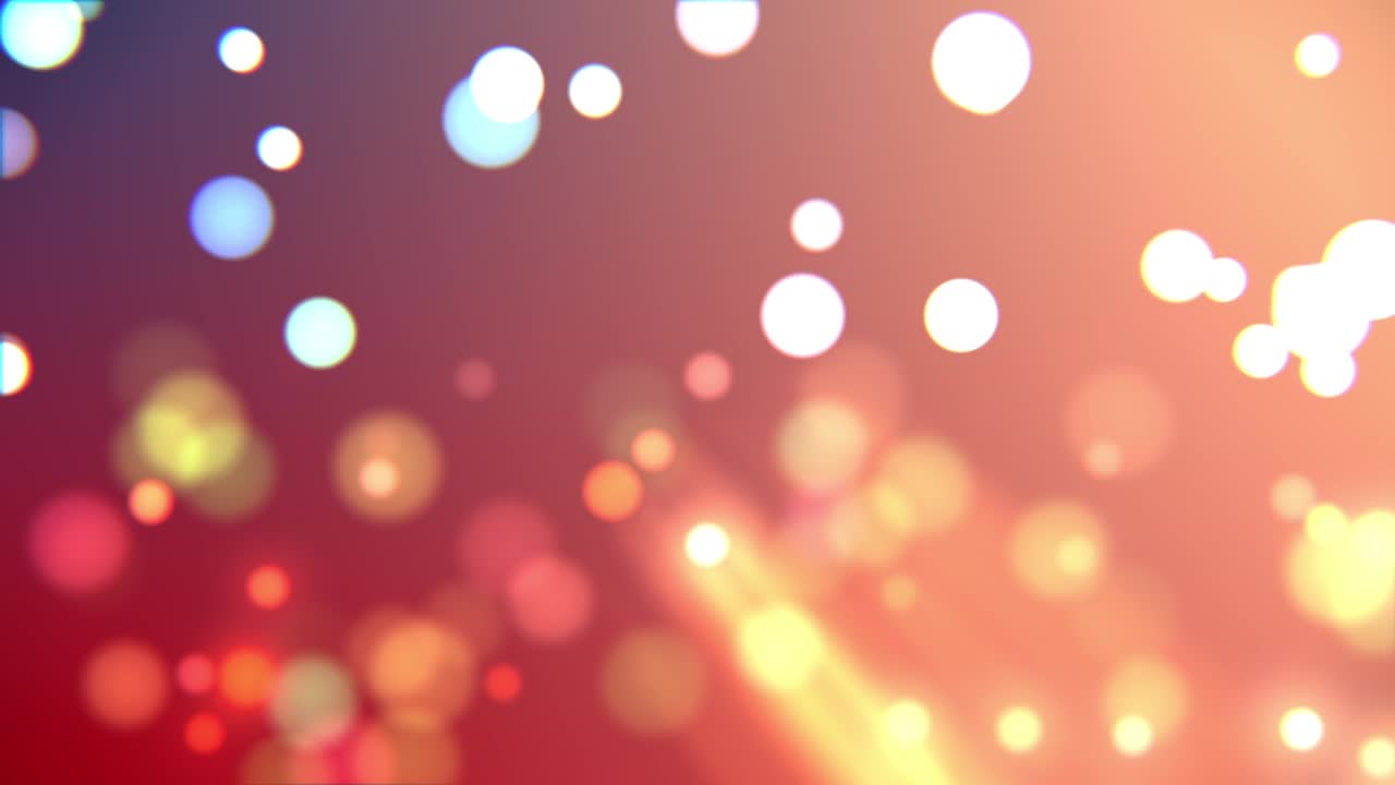 gradiente abstracto con resaltes y partículas bokeh de fondo, renderización 3d de fondo romántico o de primavera