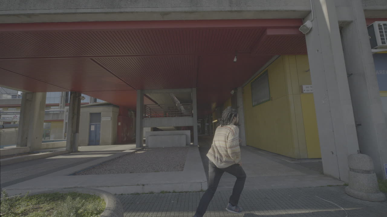 Parkour freestyle urbano