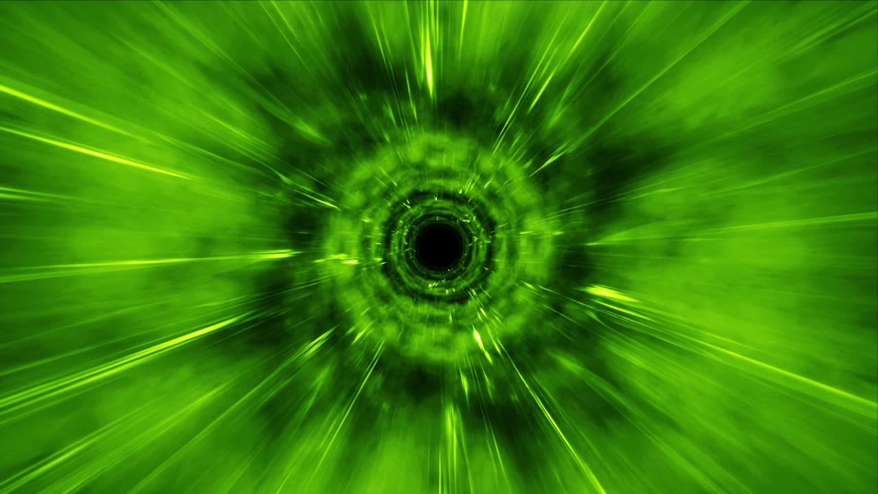 vuela hacia el agujero de energía venenosa verde.