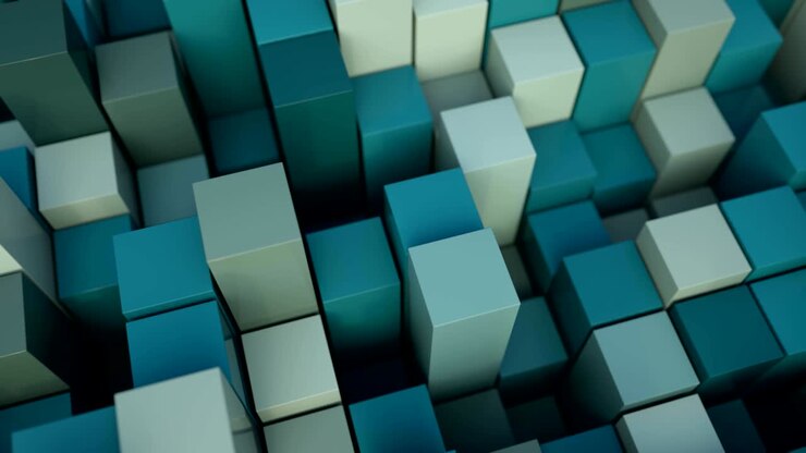 4K Abstract Cubes