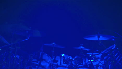 live stage platform drum set live waiting till the band come to play