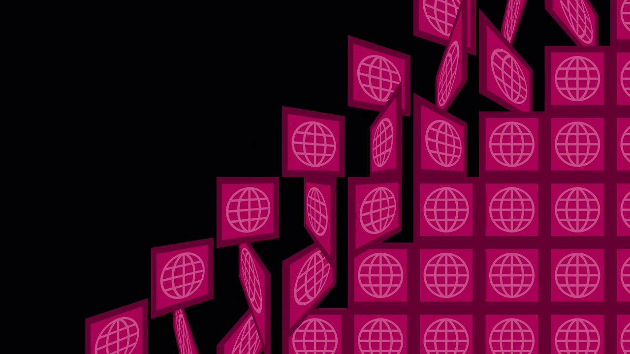 Repeating Globe Pattern