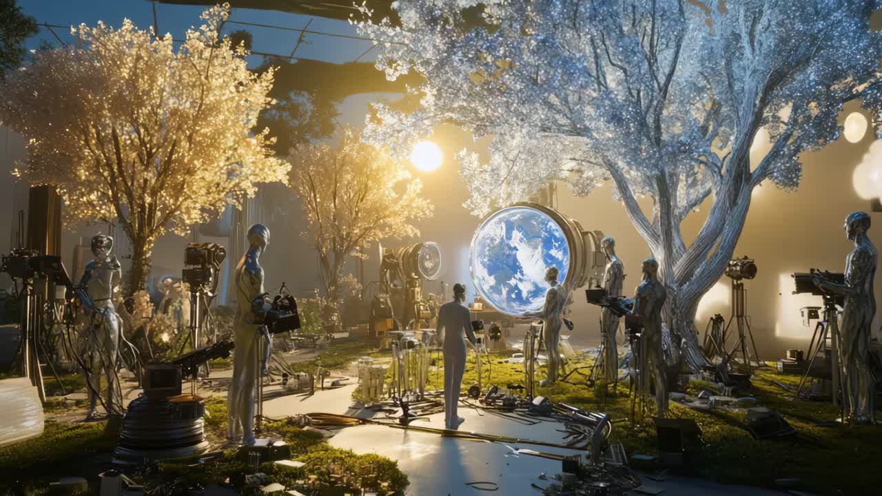 사람들과 함께 미래의 환경 설정