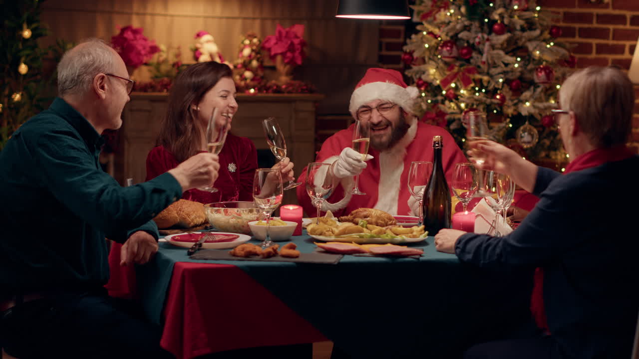 cena de navidad en familia