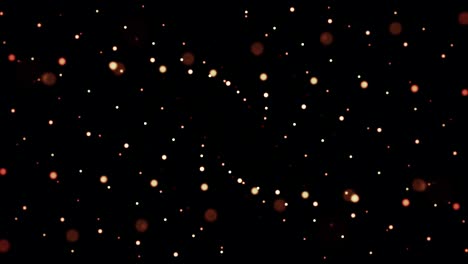 fondo de partículas brillantes abstractas