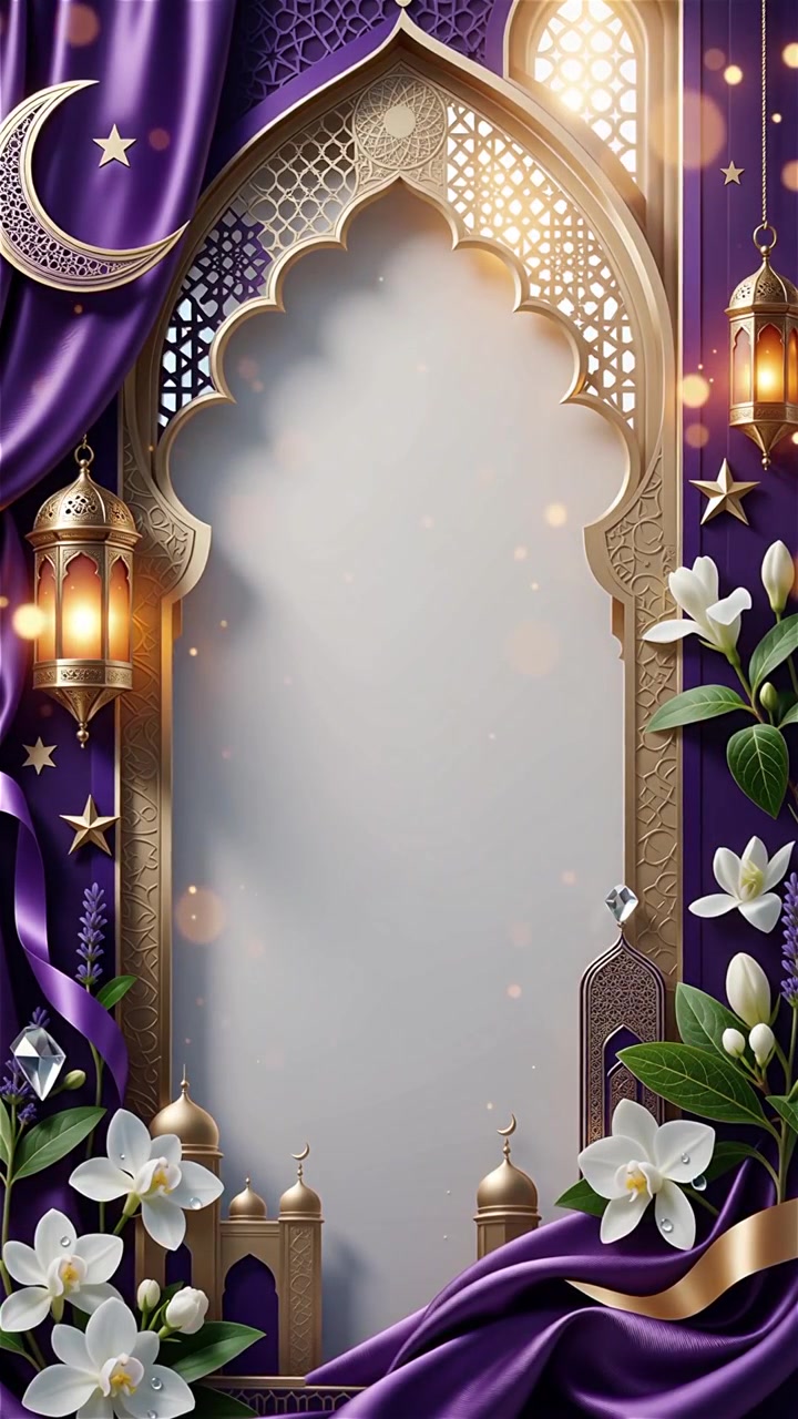Compleanno del Profeta Maometto Mawlid al-Nabi Sfondo Islamico