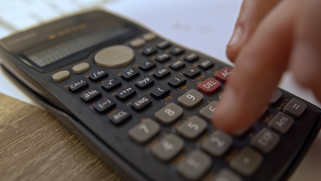 Accounting Close Up Shot-3