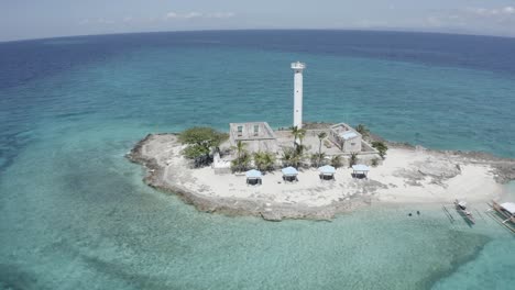 beautiful small coral island of capitancillo at bogo city, cebu, phiippines