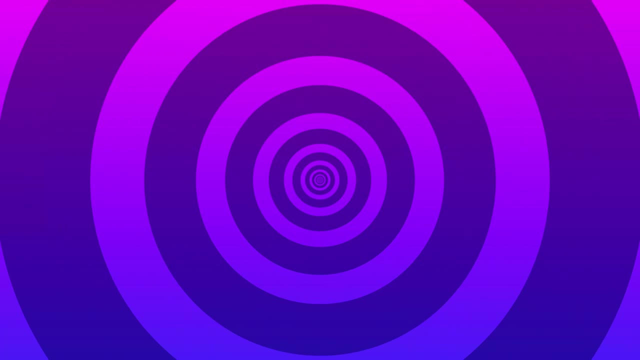 círculos geométricos abstractos en expansión bucle de fondo de movimiento. 4k
