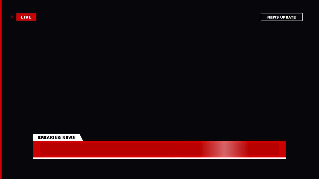 Breaking News grafik-skabelon til Lower Third i udsendelse