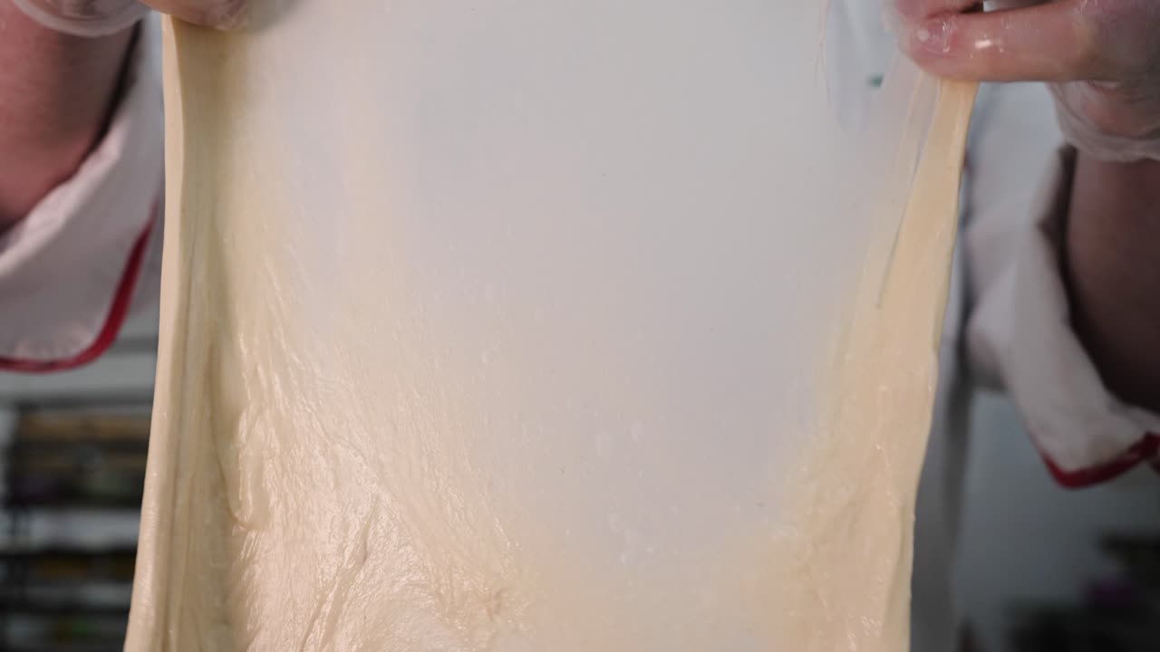 preparación de la masa para hornear