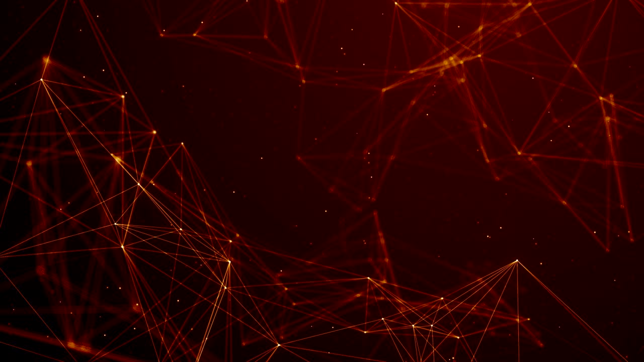 plexus abstracto de red títulos de tecnología ciencia de fondo bucle