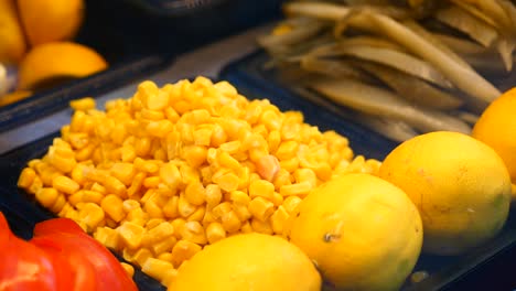 fresh produce display