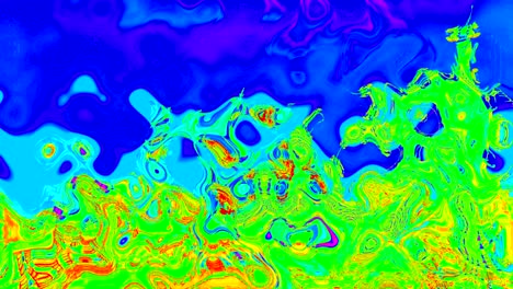 abstract background with psychedelic art