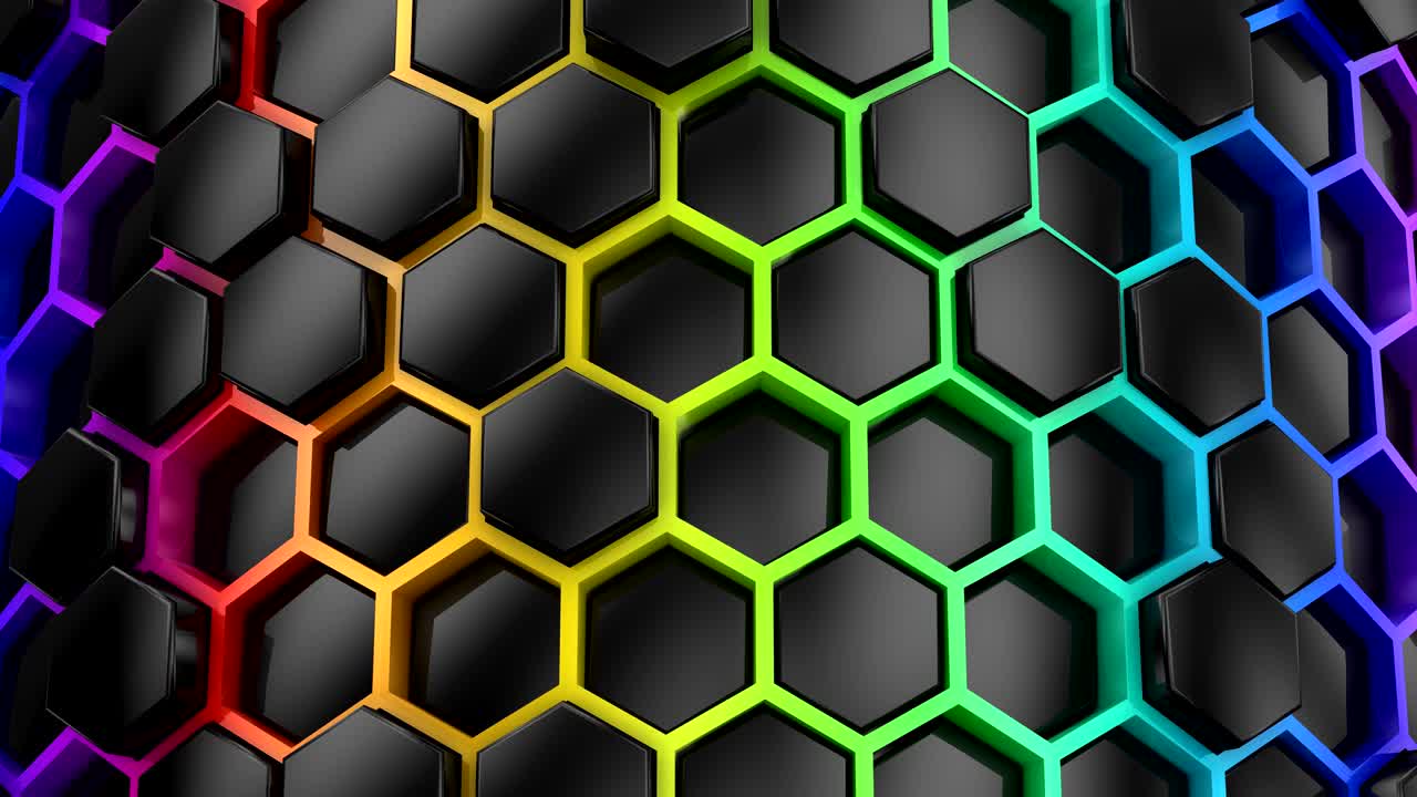 fondo de los hexágonos