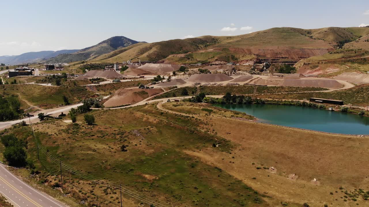 A quarry site close to Golden Colorado