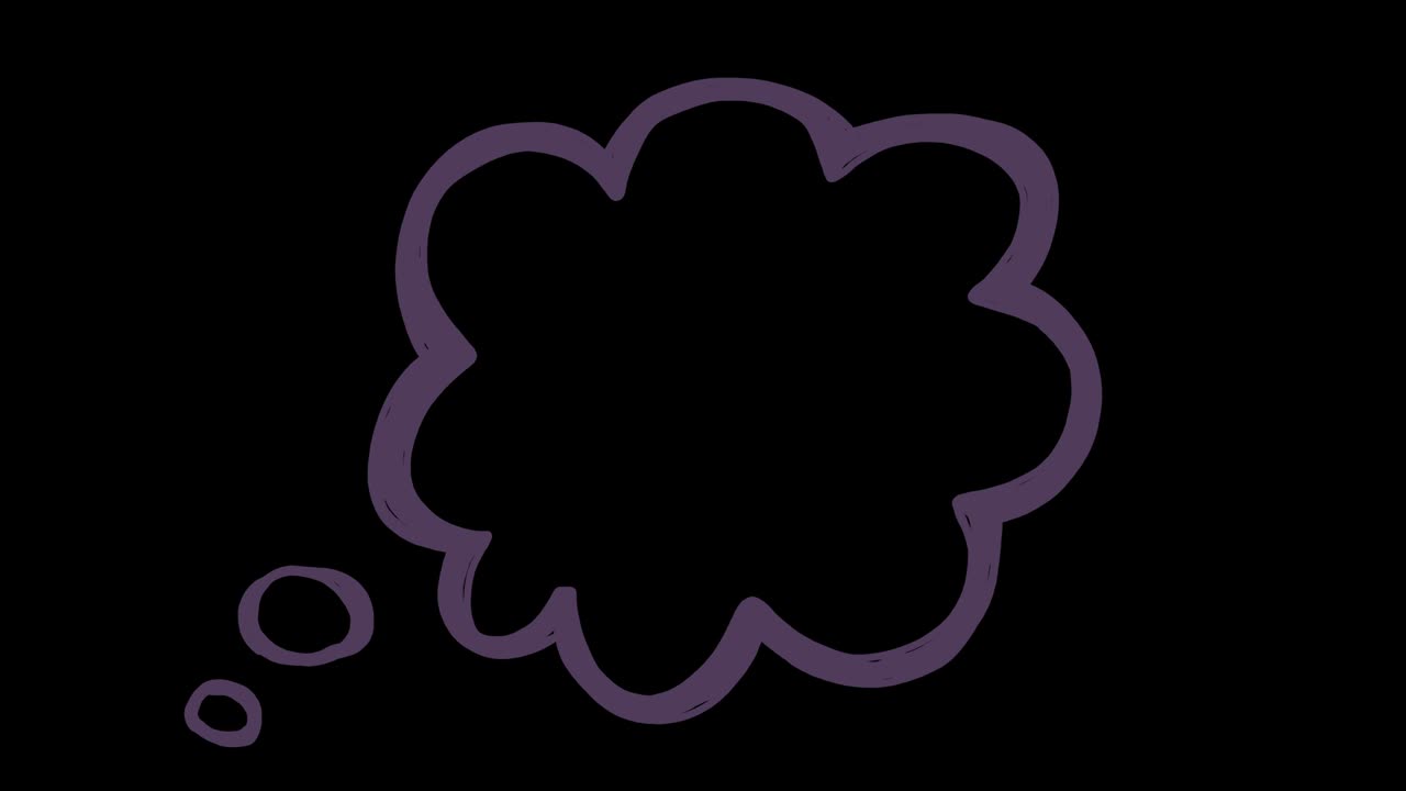 animación. burbuja de habla en blanco con espacio para escribir texto, en un fondo transparente. se puede utilizar para redes sociales, dibujos animados o cómics. imaginación, idea, concepto de inicio